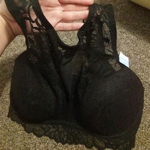 VS PINK High Neck Lace Push Up
